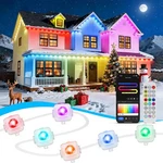 Permanent Outdoor Lights, 100FT Smart Eave With 72 Led IP67 Wat.... Fixed Price $217.21.