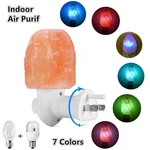 2PC Himalayan Salt Lamp Natural Crystal Hand Carved Plug In Night Light 7 Colors. Fixed Price $15.19.