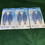 X Philips 60W Natural Light Bulbs Blunt Tip Candelabra Base 8144 Free Ship!. Fixed Price $14.00.