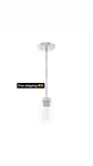 Hunter Hartland Matte Silver Farmhouse Seeded Glass Jar Led Mini Pendant Light. Fixed Price $95.99.