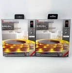 2 Pack Monster Smart Illuminessence 6.5 Ft Multicolor Rgb Led Light App Control. Fixed Price $19.99.