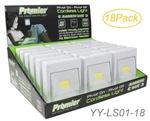 18-PACK 200 Lumen Pivoting Cordless Large On/off Illuminated Light Switch. Fixed Price $65.40.