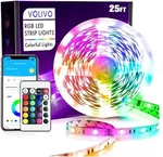 Volivo 25 Ft, App Controlled Bluetooth Strips Sync.... Fixed Price $17.75.