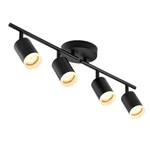 Bojim Flexible Led Track Lighting, 4-LIGHT Black Light,. Fixed Price $57.99.