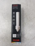 Rab PLC-9-H-835-DIR 9W Led 1050 Lumens Neutral White 3500K G24Q Bulb. Fixed Price $18.99.