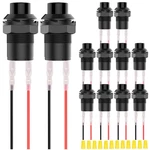 Mkbklljy 12PCS 12MM Black Mini Round Latching Push Button Switch 250V 1.5A. Fixed Price $11.23.