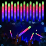 12-96 Led Light Up Foam Sticks Wand Rally Batons Dj Flashing Glow Party. Fixed Price $9.99.