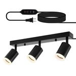 Bojim Dimmable Plug-in Ceiling Track Lighting, 3-LIGHT Kit W/14.3FT Cord. Fixed Price $61.18.
