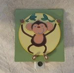 Nojo Jungle Babies Wall Plug Night Light Yellow Green Monkey. Fixed Price $15.00.