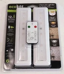 Ecolight 2 Pack Led Cool & Warm Bar W/ Remote Control Batteries New. Fixed Price $32.99.