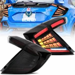 Smoked Led Tail Lights For Honda Civic Hatchback And Type 2017-21 W/sequential. Fixed Price $379.99.