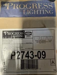 Progress Lighting P2743-09 Bathroom Vanity. Fixed Price $125.00.