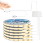 Lichaser 3.3FT Usb Cob Led Strip Light, 6 Rolls Lights For Wood Slat Wall.... Fixed Price $29.02.