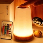 Rgb Led Night Light Touch Control Usb Rechargeable Bedside Lamp. Fixed Price $14.49.