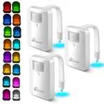 Motion Sensor Toilet Night Lights 16 Led Color Changing Inside Bowl For Bathroom. Fixed Price $24.53.