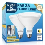Pack Led PAR38 Flood Light Bulbs 20W 5000K Dusk To Dawn E26 Outdoor Garden. Fixed Price $23.88.
