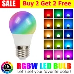 E27 Rgb Led Light Bulb 16 Changing Dimmable Lamp Remote Control Colorful. Fixed Price $9.65.