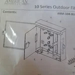 Indoor Outdoor Fiber Enclosure Box 13 Cabinet White American Products. Fixed Price $34.00.