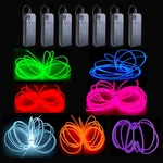 El Wire Pack, 16.4FT Neon Light Noise Reduction With Battery PACK(7 Color. Fixed Price $42.99.