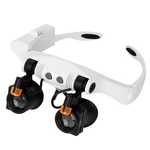Adjustable Led Cold Warm Light Headband Magnifier Glass Jewelry Watchmaker. Fixed Price $17.83.