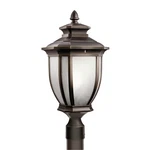 Kichler 9938RZ Salisbury 1-LIGHT 21.75" Outdoor Post Lantern In Rubbed Bronze. Fixed Price $394.99.
