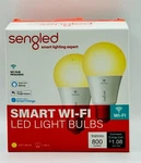 New 2-PACK Sengled Smart 60W Bulbs W21-N11 A19 Works W/ Alexa & Google Soft. Fixed Price $25.00.