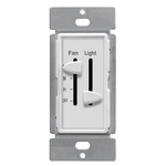 3 Speed Ceiling Fan Control And Led Dimmer Light Switch, 2.5A Single Pole. Fixed Price $46.87.