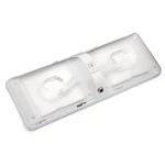 Lumitronics Rv Euro-style Interior Ceiling Dome Light (double With Jack). Fixed Price $25.16.