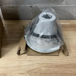 8PCS Progress Lighting 6" Satin White Step Baffle Recessed Trim For Housing. Fixed Price $84.99.