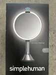 Simplehuman 8" 5X Magnification Sensor Mirror ST3052 Silver Stainless Steel *nib. Fixed Price $119.89.