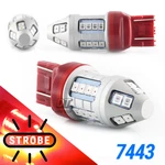 20X 7443 7440 Red Flash Strobe Safety Blinking Alert Brake Tail Stop Light Bulbs. Fixed Price $116.99.