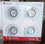 Utilitech Lighting 3" Inch GU10 White Baffle Kits Pack New 249466. Fixed Price $20.00.