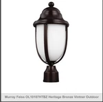 Feiss OL10107HTBZ Heritage Bronze Vintner Outdoor Post Lantern.. Fixed Price $59.99.