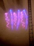 Rare Gas Plasma Ampules Neon Sign Vacuum Tubes Bulbs High Voltage Tesla Coil Set. Fixed Price $50.00.