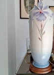 Franz Porcelain Orchid Lamp FZ00341 48CM Tall. Fixed Price $261.98.