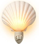 Tumbler Home Sea Shell Beach Night Light Real, Natural, 1-PACK, White. Fixed Price $21.46.