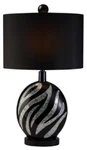Zebra Design Polyresin Table Lamp 31-INCH Ore K-4243T. Fixed Price $159.95.