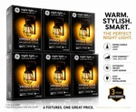 Vintage Style Led Night Light Plug-in 6PC Lot Warm Candle Auto Sensor. Fixed Price $79.99.
