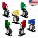 12V 20A Spst Toggle Switch On/off Led Transparent Solid Aircraft Spring Covers. Fixed Price $10.95.