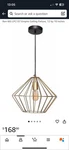 Renwil LPC137 Empire Light 6 Inch Gold Pendant Ceiling Ren-wil. Fixed Price $18.18.
