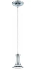Jeremiah Lighting P500CH-LED Mini Pendant With Cord Chrome W/ Frosted Etched. Fixed Price $49.95.