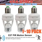 Infrared Pir Motion Sensor E27 Led Light Lamp Bulb Holder Socket Switch 110/220V. Fixed Price $12.88.