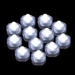 Qty 12 White Led Submersible Underwater Lights Flameless Us Shipper. Fixed Price $9.47.