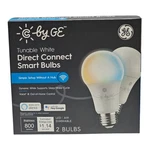 Ge Cync Tunable White Direct Connect Smart Led Dimmable Bulbs 2-PACK A19 New. Fixed Price $24.98.