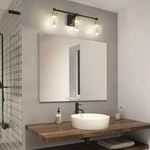 Artika Champagne Globe 26 In. 3-LIGHT Gold 5CCT Led Vanity Bar. Fixed Price $90.00.