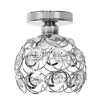 7 In. Elegant Silver Mini Crystal Semi-flush Mount-modern 1-LIGHT Fixture. Fixed Price $48.11.