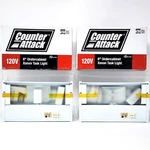 2X Csl Counter Attack 8" Under Cabinet Xenon Task Lights White 120V NCAX-120-8WT. Fixed Price $39.99.