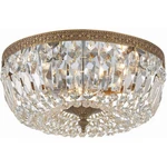 Crystorama 714-OB-CL-SAQ Waltham Flush Mount Olde Brass. Fixed Price $659.02.