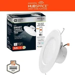 Commercial Electric 5/6" Smart Led Tunable Adjustable Cct Recessed Light Trim. Fixed Price $9.99.