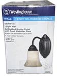 Westinghouse Trinity Ii One-light Interior Wall Fixture, Oil Rubbed Bronze 62238. Fixed Price $14.29.